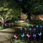 butterfly solar garden lights set of 14