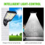 motion sensing solar street light for outdoor garden decor 14