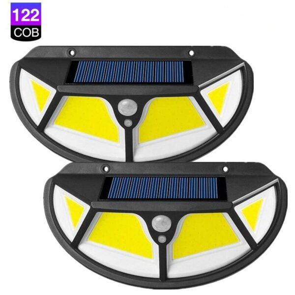 motion sensor solar spotlight for outdoor garden decor cob122 2pcs motion sensor solar spotlight for outdoor garden decor cob122 2pcs