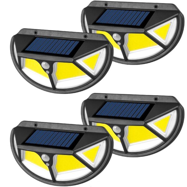 motion sensor solar spotlight for outdoor garden decor cob122 4pcs motion sensor solar spotlight for outdoor garden decor cob122 4pcs
