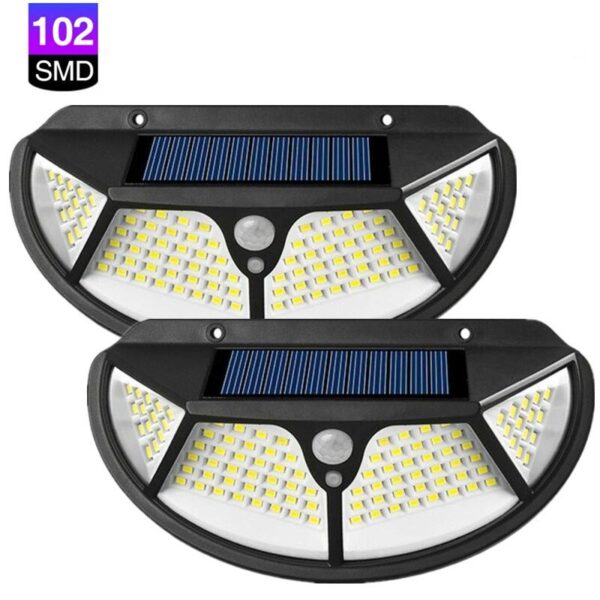 motion sensor solar spotlight for outdoor garden decor smd102 2pcs motion sensor solar spotlight for outdoor garden decor smd102 2pcs
