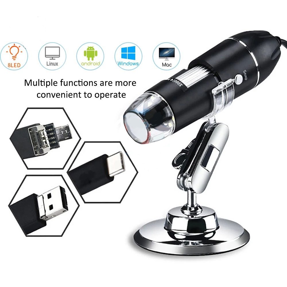 1600x Ultimate Microscope 1080P HD Digital 3 in 1