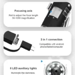 1600x Ultimate Microscope 1080P HD Digital 3 in 129