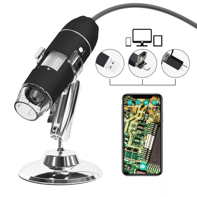 1600x Ultimate Microscope 1080P HD Digital 3 in 14