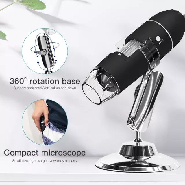 1600x Ultimate Microscope 1080P HD Digital 3 in 17