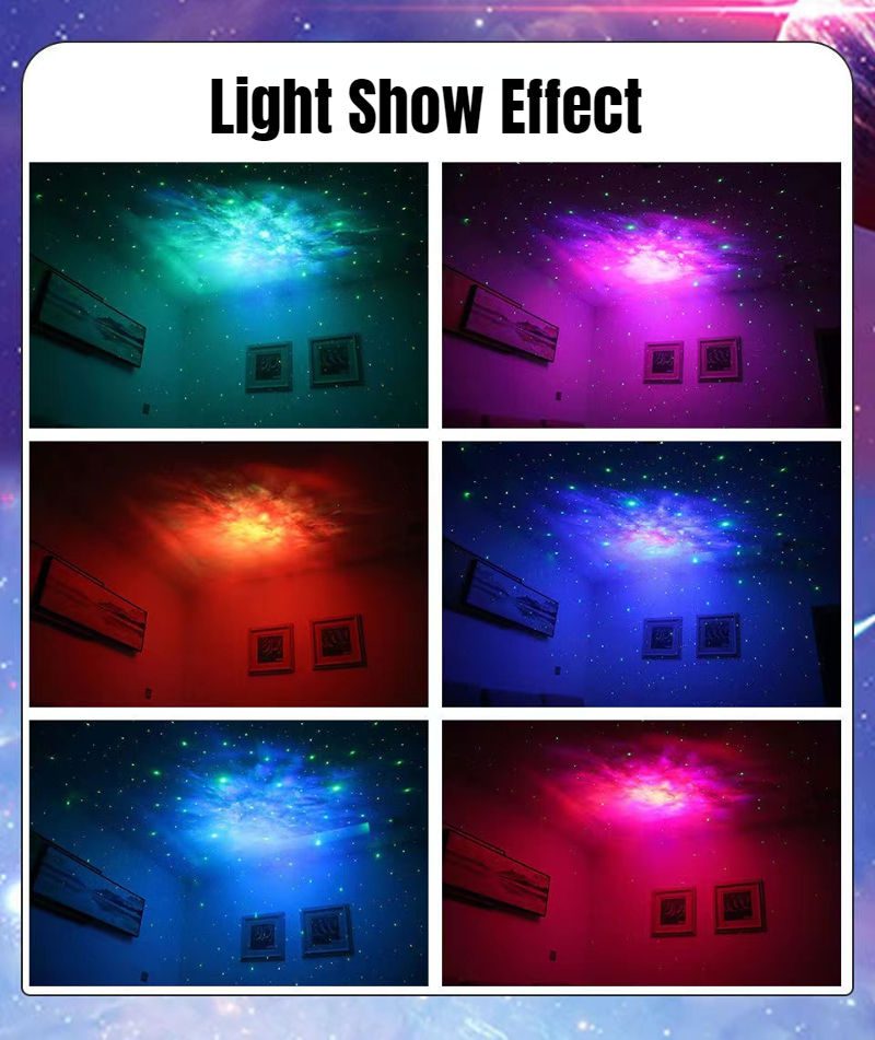 Astronaut Projector LED Laser Space Galaxy Projector 360 Degree Star Projector Aurora Nebula Night Light for Home Decor