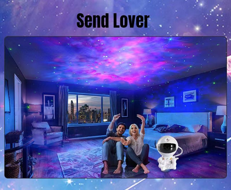 Astronaut Projector LED Laser Space Galaxy Projector 360 Degree Star Projector Aurora Nebula Night Light for Home Decor