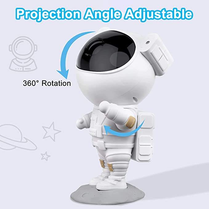 Astronaut Star Projector Night Light Spaceman Galaxy Starry Nebula Ceiling Projection Lamp Starry Sky Bedroom Decor