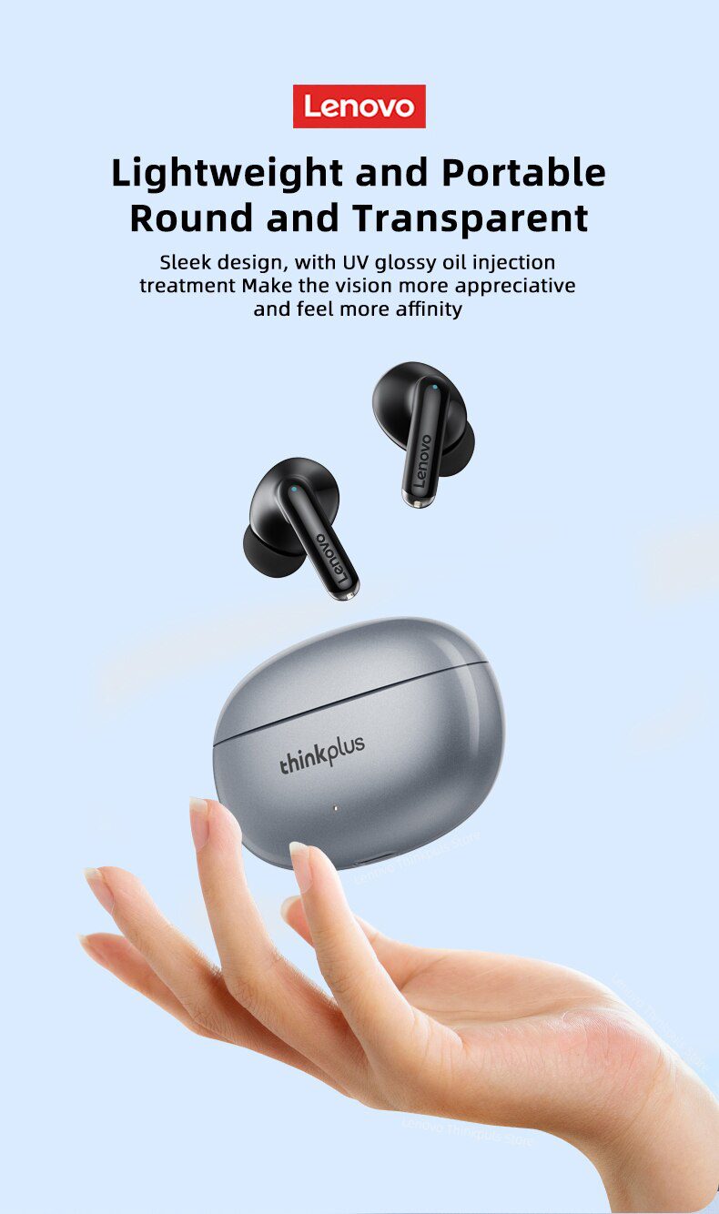 Original Lenovo XT88 TWS Wireless Earphone Bluetooth 5.3 Dual Stereo Noise Reduction Bass Touch Control Long Standby Headset