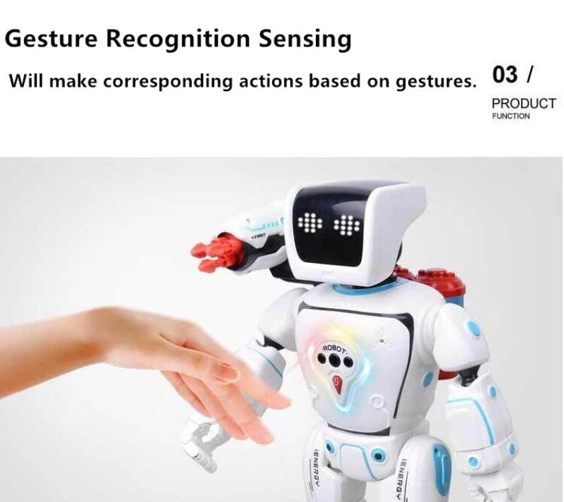 Smart Hydroelectric RC Robot Voice Conversation Gesture Touch Sensing Battle Mode Launch Bullet Remote Control Robot Kid Gifts