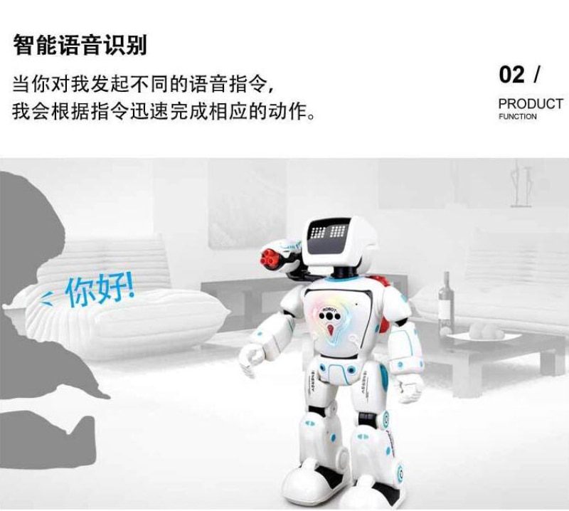 Smart Hydroelectric RC Robot Voice Conversation Gesture Touch Sensing Battle Mode Launch Bullet Remote Control Robot Kid Gifts