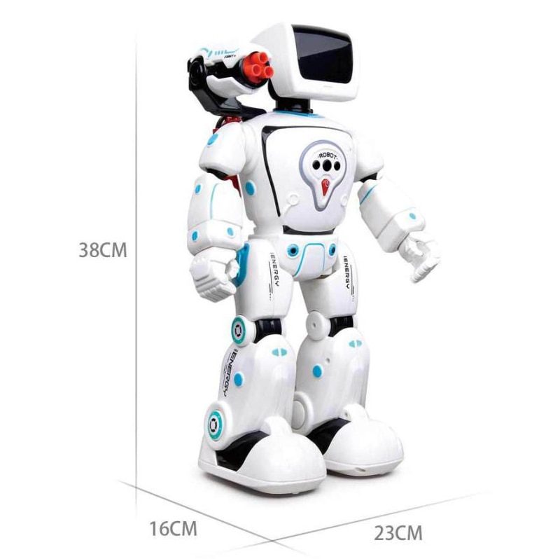 Smart Hydroelectric RC Robot Voice Conversation Gesture Touch Sensing Battle Mode Launch Bullet Remote Control Robot Kid Gifts