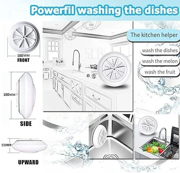 Amazing Ultrasonic Turbo Washing Machine