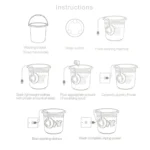 Amazing Ultrasonic Turbo Washing Machine