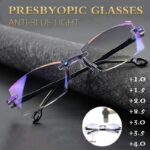 Anti Blue Ray Progressive Reading Glasses Far and Near Dual Use