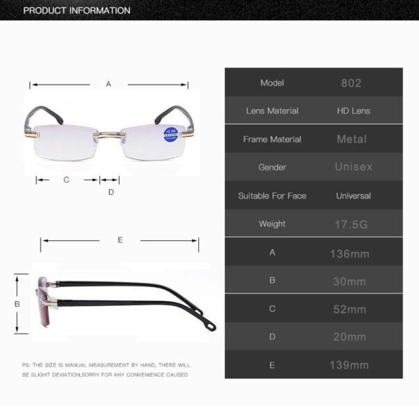 Anti Blue Ray Progressive Reading Glasses Far and Near Dual Use Anti Blue Ray Progressive Reading Glasses Far and Near Dual Use