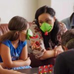 Family Game Chameleon Sticking Tongue