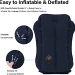 Inflatable Travel Pillow for Airplane Car Bus Office