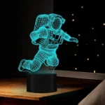 LED 3D Astronaut Night Light Lamp with Colour Changing