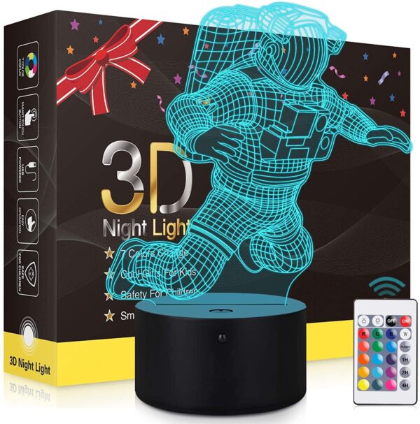 LED 3D Astronaut Night Light Lamp with Colour Changing10