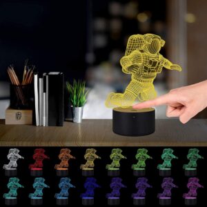 LED 3D Astronaut Night Light Lamp with Colour Changing2