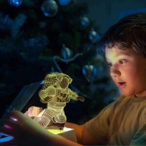 LED 3D Astronaut Night Light Lamp with Colour Changing9