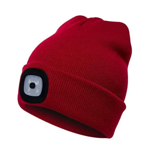 LED Hip Hop Beanie Light