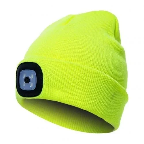 LED Hip Hop Beanie Light