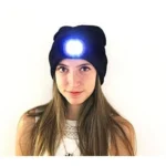 LED Hip Hop Beanie Light