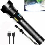 Laser Flashlight LED Rechargeable Tactical High Lumens