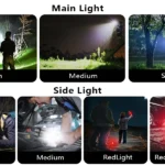 Laser Flashlight LED Rechargeable Tactical High Lumens