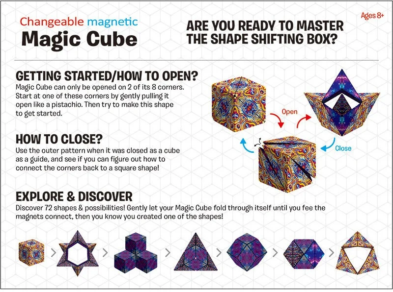 Over Shapes Changeable Magnetic Magic Cube