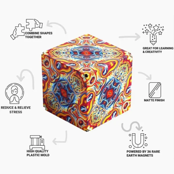 Over Shapes Changeable Magnetic Magic Cube