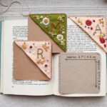 Personalized Corner Bookmark Hand Embroidered
