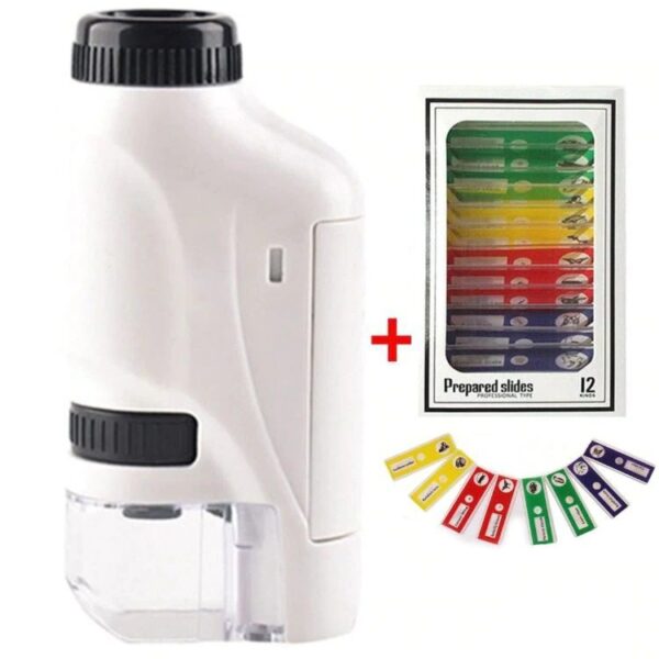 Portable Kid’s Microscope 60-120x With Adjustable Zoom13