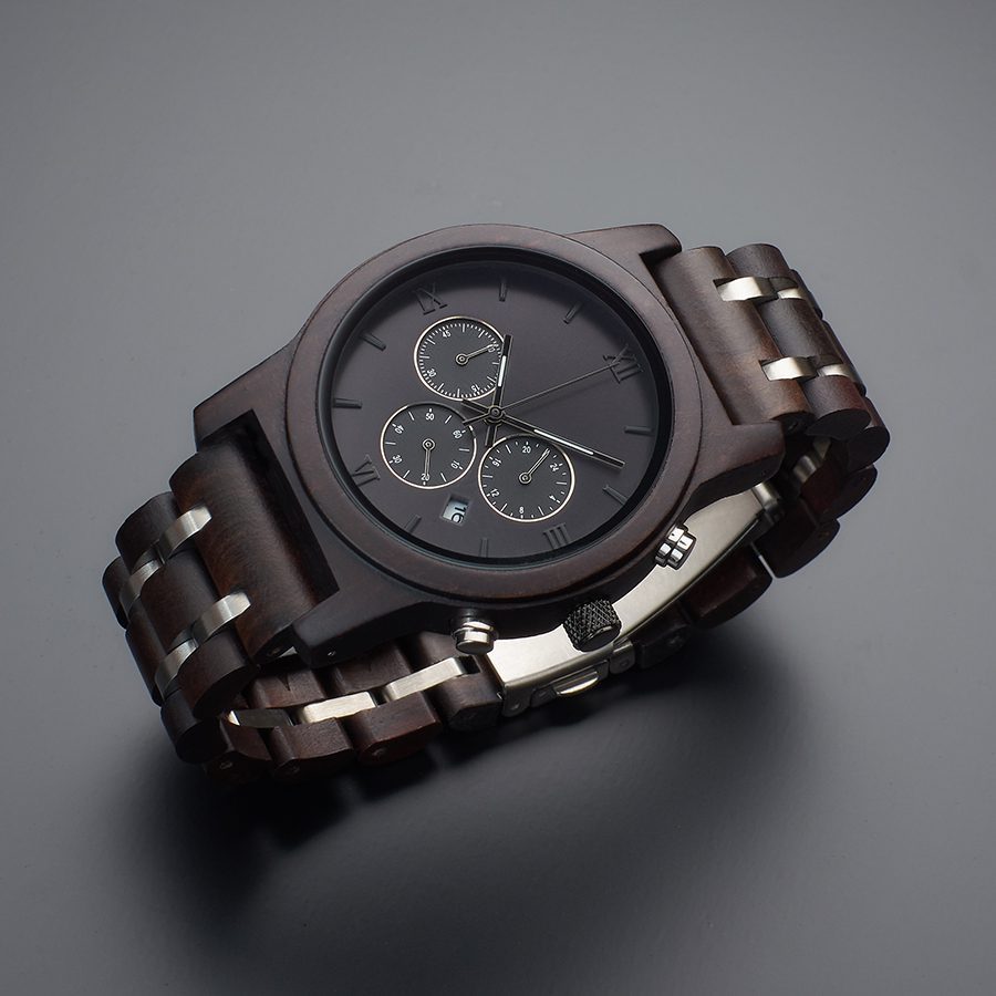 Premium Finish All Black Walnut & Chrono