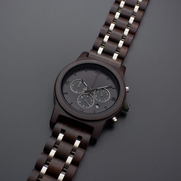 Premium Finish All Black Walnut & Chrono Premium Finish All Black Walnut & Chrono