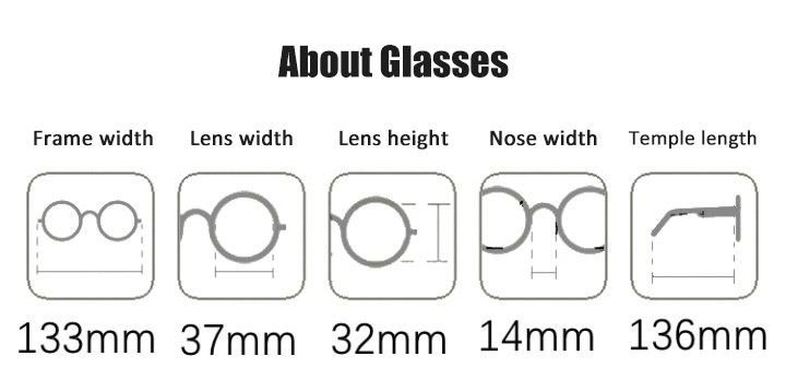 Screwless Foldable Reading Glass Ultra Light Material