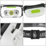 Super Bright Light Sensor LED Mini Headlamp