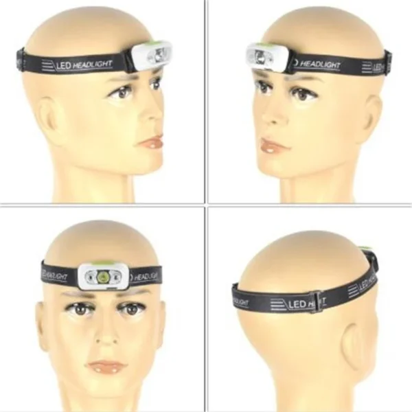 Super Bright Light Sensor LED Mini Headlamp Super Bright Light Sensor LED Mini Headlamp