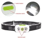 Super Bright Light Sensor LED Mini Headlamp