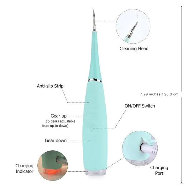 Ultrasonic Portable Tooth Cleaner