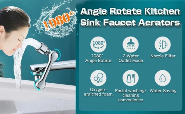 Universal ° Rotating Splash Filter Faucet Universal ° Rotating Splash Filter Faucet