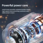 High-Power Car Cleaner: Dual-Purpose Handheld Car Vacuum