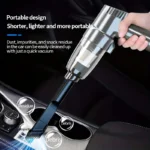 High-Power Car Cleaner: Dual-Purpose Handheld Car Vacuum