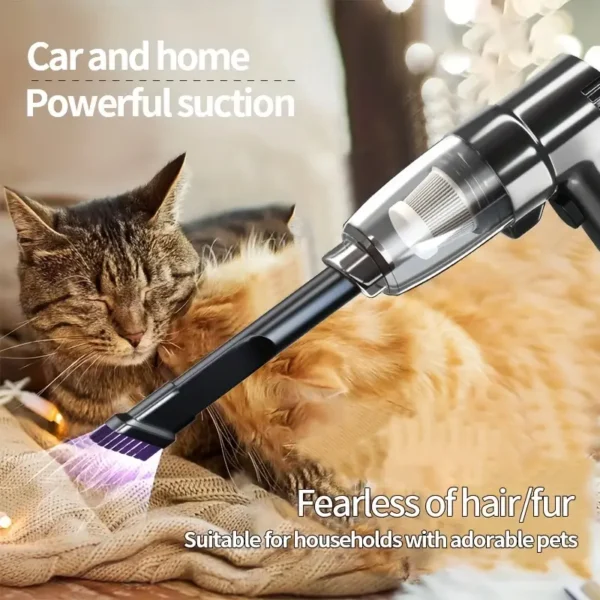Car Cleaner 5 High-Power Car Cleaner: Dual-Purpose Handheld Car Vacuum