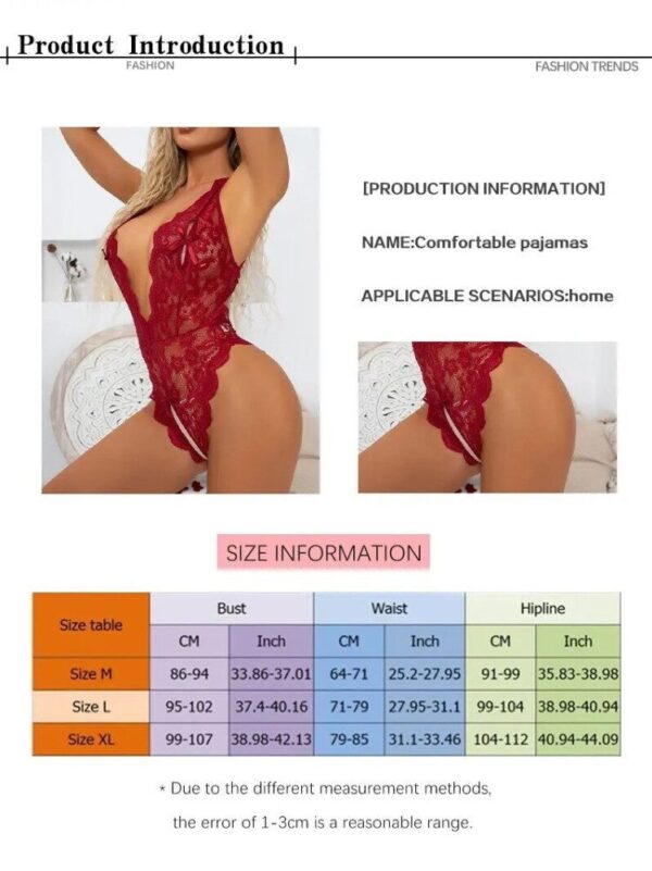 2 Women's Sexy Lace Lingerie Set