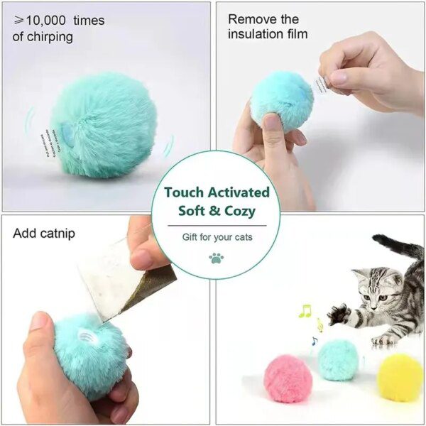 56049-q3su2s.jpg Interactive Smart Cat Catnip Ball: Squeaky Training Toy