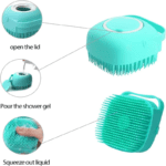 Soft Silicone Pet Bath Brush: Grooming & Cleaning Tool