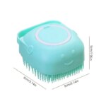 Soft Silicone Pet Bath Brush: Grooming & Cleaning Tool